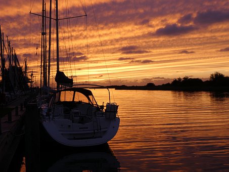Free Clouds River photo and picture