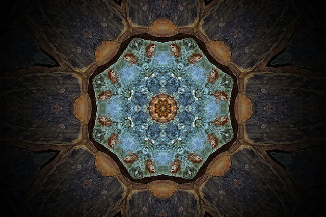 Mandala, Rosette, Abstrakt, Virtuelle