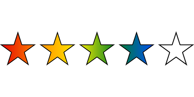 Free bewertzung criticism stars vector
