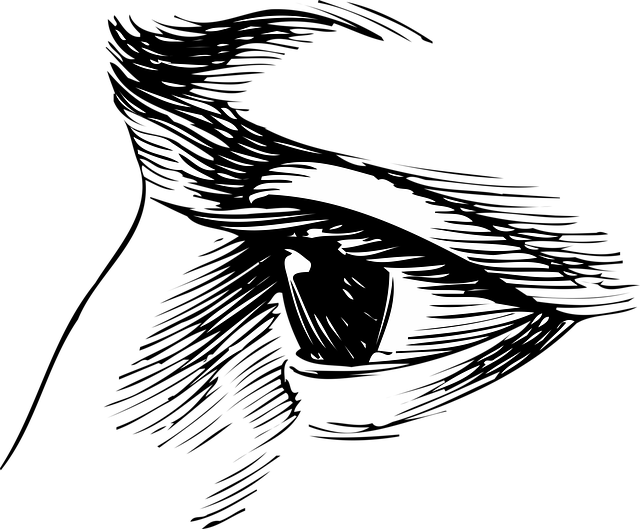Free eye vintage body illustration