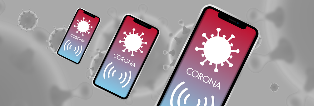 Free Mobile Corona App illustration and picture