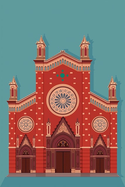 Free st antoine church anthony illustration