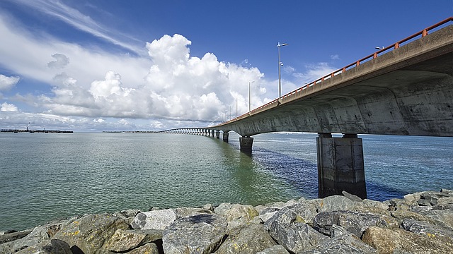 Brug Van Het Eiland Ré, Oceaan, O