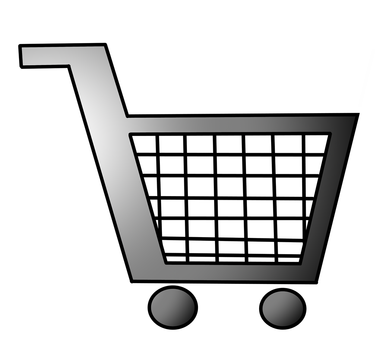 hvit-handlevogn-ikon-png