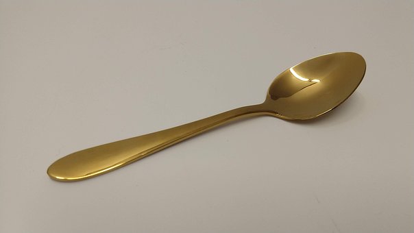 Free Spoon Gold photo and picture