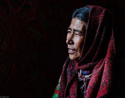 Nomádi, Ladakh, Tibet, Himálaj