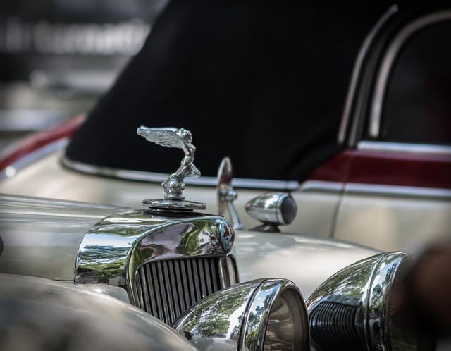 Free Hood Ornament Chrome photo and picture