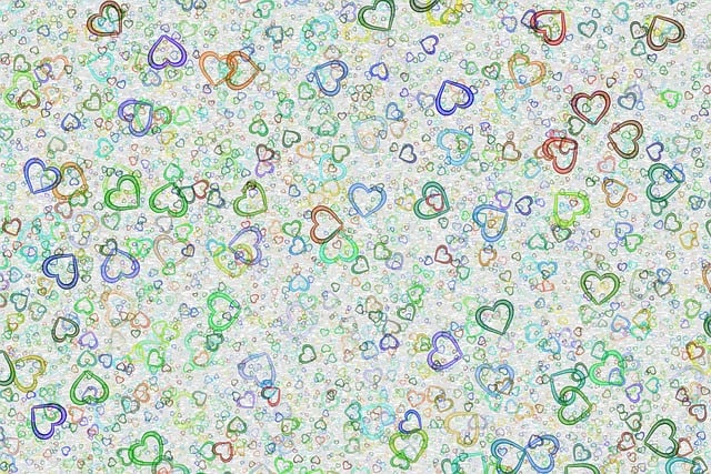 Free hearts love valentine's day illustration