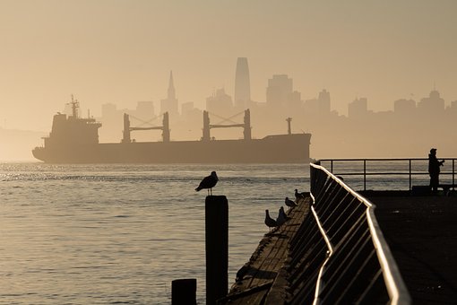 Francisco, Natur, Skib, Bugt, California