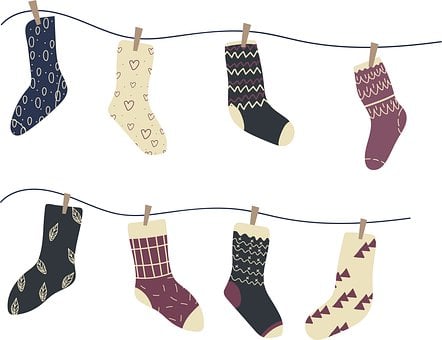 Free Socks Ornament illustration and picture