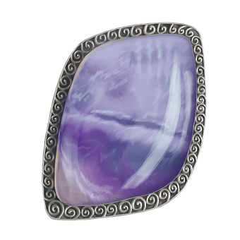 Free Amethyst A Natural Stone illustration and picture