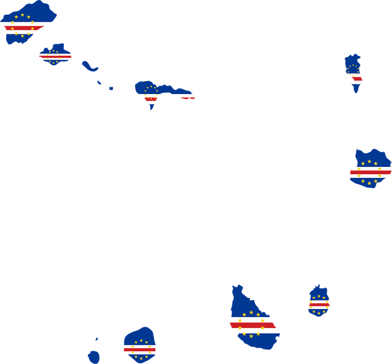 Cape Verde Flag Map Free Vector Graphic On Pixabay