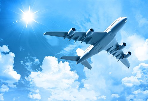Free Airplane Sun photo and picture