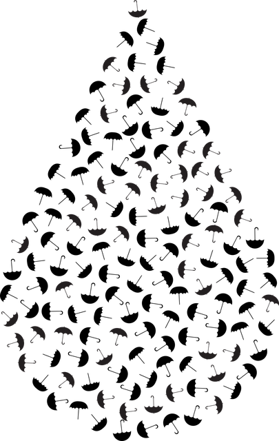 Free umbrella rain weather vector