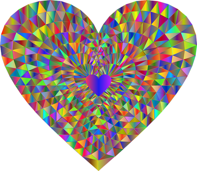 Download free HD stock image of Heart Love Free heart love low poly vector