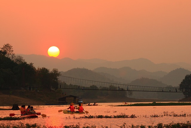 Free Sunset Thailand photo and picture
