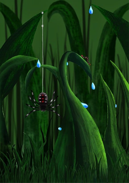 Grama Alta, Aranha, Natureza, Relva