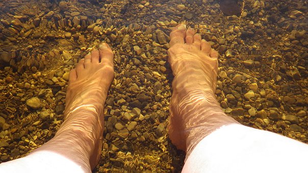 Free Feet Water photo and picture