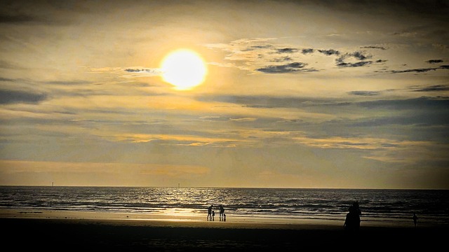 Sonnenuntergang, West Coast, Dämmerung