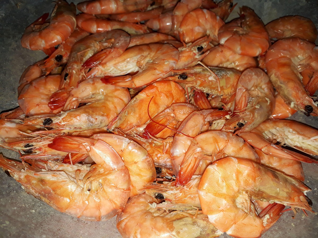 กุ้ง อาหารทะเล - ภาพฟรีบน Pixabay