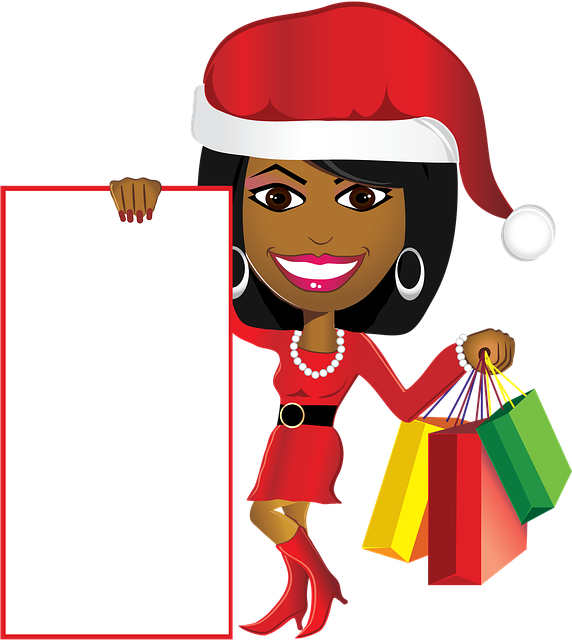 Free Christmas Shopping illustration and picture