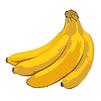 Banan, Frugt, Mad, Gul, Sund Og Rask