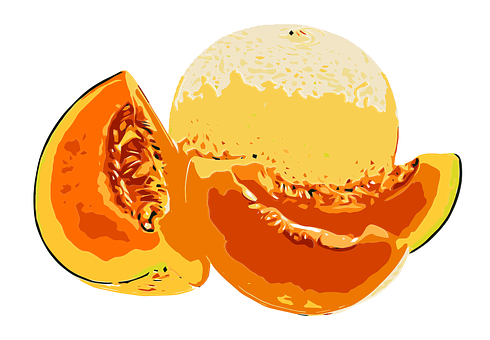 Melon, Frugt, Mad, Gul, Sund Og Rask