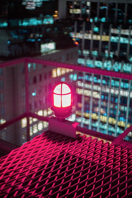 Nacht, Stadt, Lichter, Neon, Modern