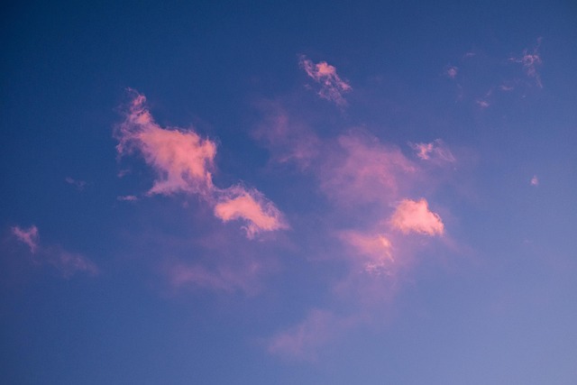 Himmel, Blau, Wolken, Ruhe, Romantisch
