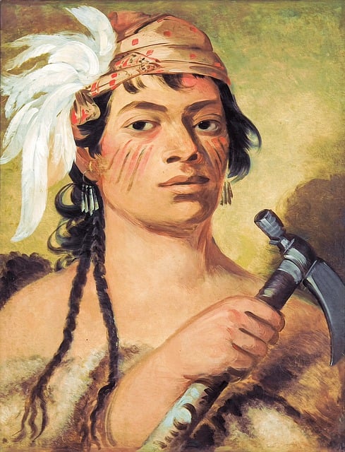 Free native american american indian hunter illustration