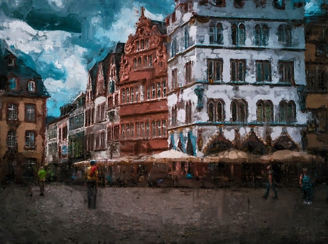 Free oil painting paint painting illustration