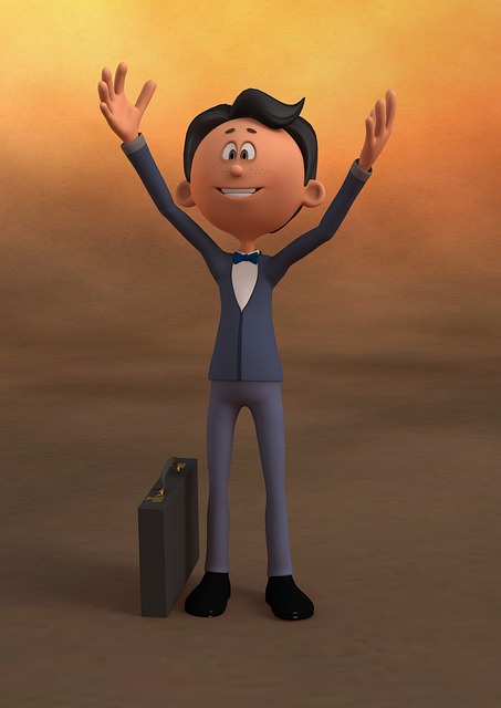 Free businessman successful confident illustration