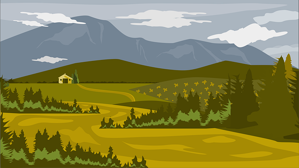 Landschaft, Europa, Berge, Natur, Wald