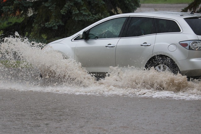 Oversvømmede Veje, Regn, Oversvømmelse