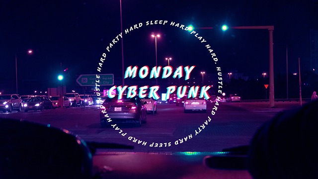 Mandag, Cyber, Cyberpunk, Trafik, By