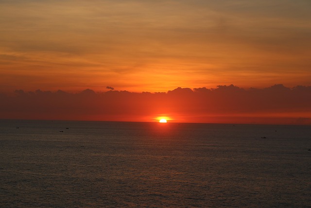 Free Sunrise Sea photo and picture