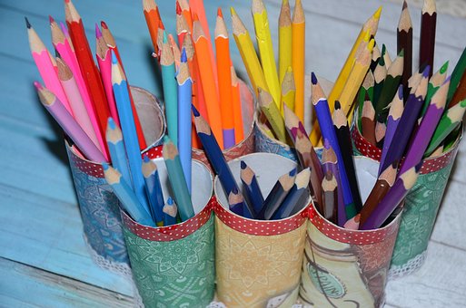 Die Stifte, Farbe, Regenbogen, Kunst