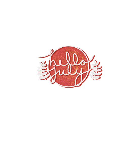 Free Hello July illustration and picture