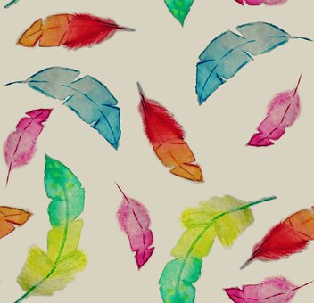 Free Feathers Pattern photo and picture