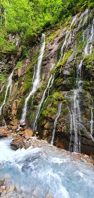 Free Wimbachklamm Waterfall photo and picture