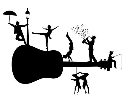 Guitar, Ballet, Jazz, Hd Tapet, Saxofon