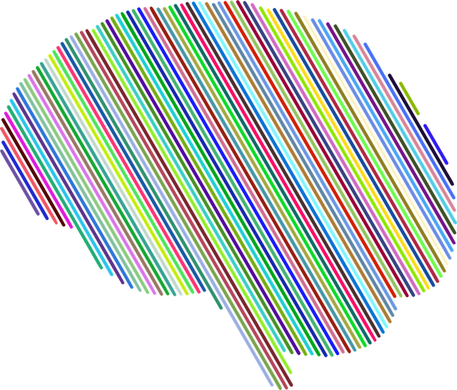 Free brain think psychology vector