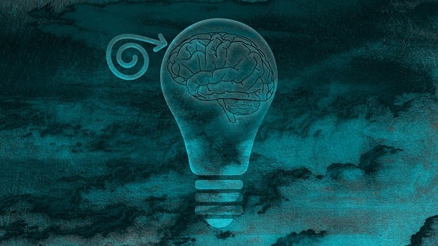 Free brain mind psychology illustration