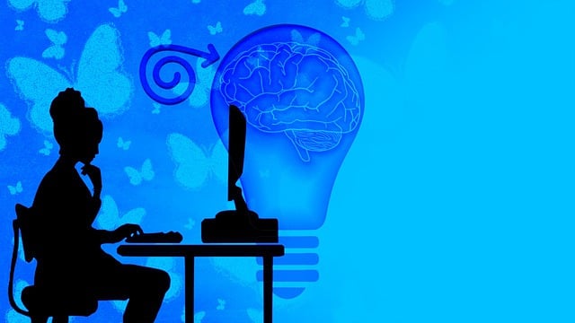 Free working studying office space illustration