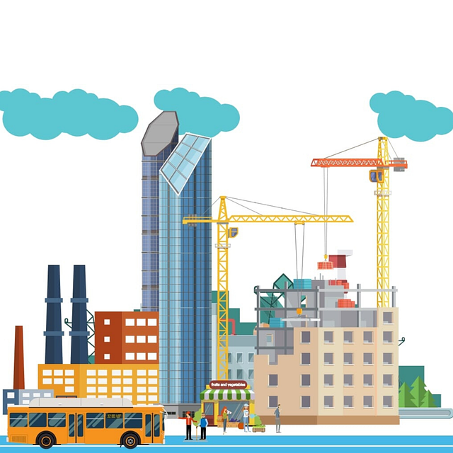 Free City Buildings illustration and picture