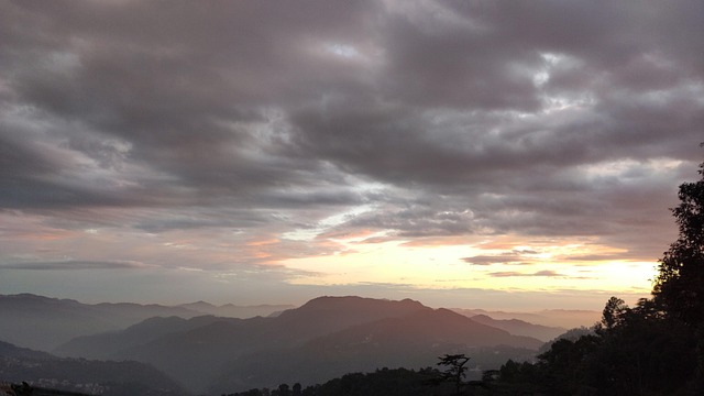 Free Hills Sunset photo and picture