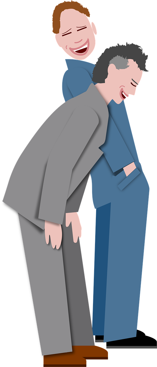 Download free HD stock image of Amici Colleagues Free amici colleagues laugh illustration