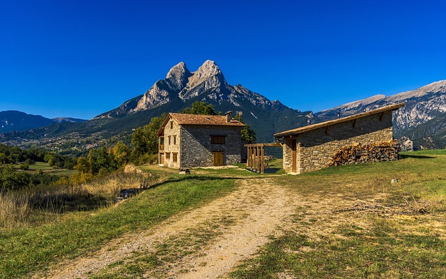Горы, Хижина, Горная Хижина, Пейзаж