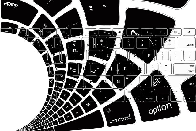 Free keyboard computer electronics illustration