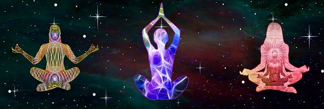 Free trinity meditation unity illustration